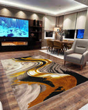 5X8 Contempo Area Rug - BEIGE 1112 - FREE SHIPPING!