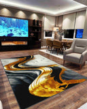 5X8 Contempo Area Rug - BLACK 1112 - FREE SHIPPING!
