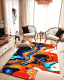 5X8 Contempo Area Rug - ORANGE 1113 - FREE SHIPPING!