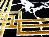 5X8 Contempo Area Rug - BLACK 1114 - FREE SHIPPING!