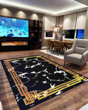 5X8 Contempo Area Rug - BLACK 1114 - FREE SHIPPING!