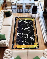 5X8 Contempo Area Rug - BLACK 1114 - FREE SHIPPING!
