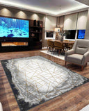 5X8 Contempo Area Rug - GREY 1115 - FREE SHIPPING!