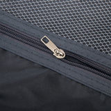 Silver 2PC Luggage ABS Spinner Wheel Set with Combination Lock - 14" & 20" Cosmetic Case (Silver)
