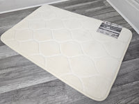 1 PC Memory Foam Bath Mat Set - IVORY (Shell Design) FREE SHIPPING!