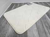 1 PC Memory Foam Bath Mat Set - IVORY (Shell Design) FREE SHIPPING!