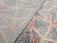 5x7 Area Rug - PINK/GREY - FREE SHIPPING!