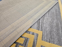 5x7 Area Rug - GREY/YELLOW - FREE SHIPPING!