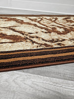 Canary Rug Runner Brown 2x7 - FREE SHIPPING