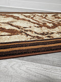Canary Rug Runner Brown 2x7 - FREE SHIPPING