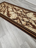 Canary Rug Runner Brown 2x7 - FREE SHIPPING