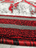 Canary Rug Runner Red 2x7 - FREE SHIPPING