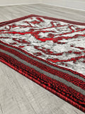 Canary Rug Runner Red 2x7 - FREE SHIPPING