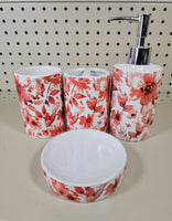 4pc Bathroom accessories set- FALL LEAVES - FREE SHIPPING!