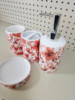 4pc Bathroom accessories set- FALL LEAVES - FREE SHIPPING!