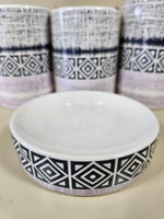4pc Bathroom accessories set- PURPLE/BLACK/WHITE - FREE SHIPPING!
