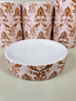 4pc Bathroom accessories set- PINK/BROWN - FREE SHIPPING!