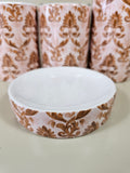 4pc Bathroom accessories set- PINK/BROWN - FREE SHIPPING!