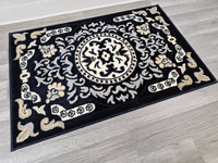 26"x40"Sultan Door Mat - NAVY BLUE 2034 - FREE SHIPPING!
