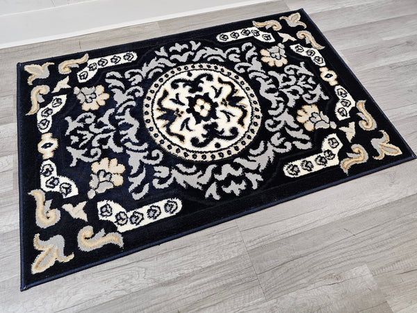 26"x40"Sultan Door Mat - NAVY BLUE 2034 - FREE SHIPPING!
