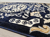 26"x40"Sultan Door Mat - NAVY BLUE 2034 - FREE SHIPPING!