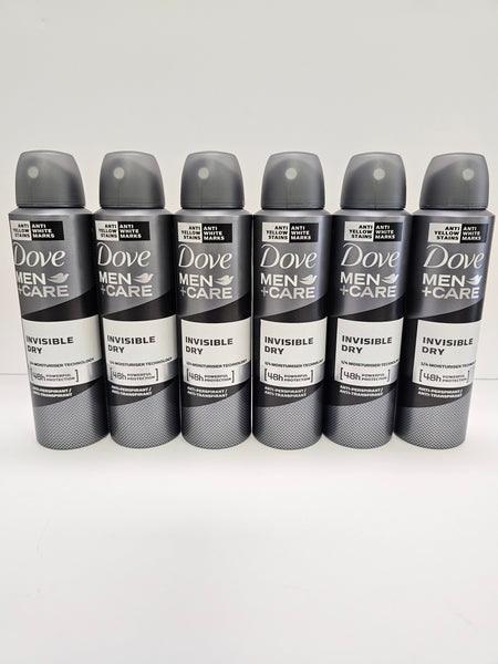Dove Men Bodyspray 6pk - Invisible Dry FREE SHIPPING!!