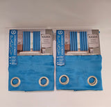 Blackout Curtains Blue 54" x 84" - FREE SHIPPING!