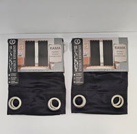 Blackout Curtains Black 54" x 84" - FREE SHIPPING!