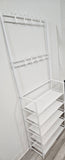Shoe/Coat Rack - WHITE - FREE SHIPPING! (assembly required)