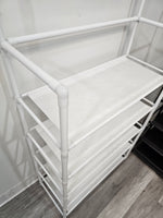 Shoe/Coat Rack - WHITE - FREE SHIPPING! (assembly required)