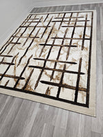 5x8 Star Area Rug - BEIGE 1118 - FREE SHIPPING!