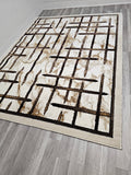 5x8 Star Area Rug - BEIGE 1118 - FREE SHIPPING!