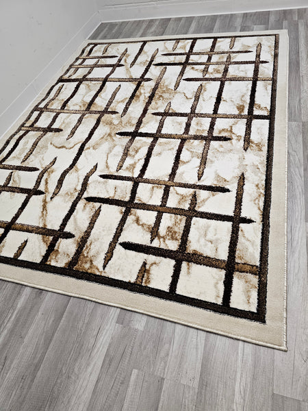 5x8 Star Area Rug - BEIGE 1118 - FREE SHIPPING!