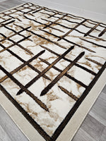 5x8 Star Area Rug - BEIGE 1118 - FREE SHIPPING!