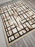 5x8 Star Area Rug - BEIGE 1118 - FREE SHIPPING!