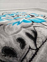 5x8 Prime Area Rug - TEAL/GREY 3271 - FREE SHIPPING!