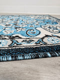 26"x40"Sultan Door Mat - TURQUOISE 3004 - FREE SHIPPING!