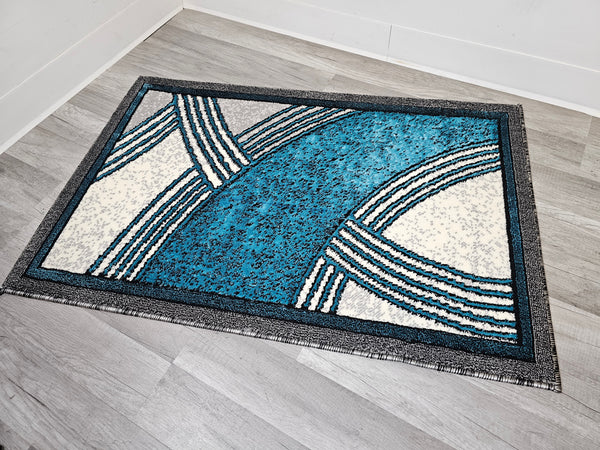 26"x40"Sultan Door Mat - TURQUOISE 3008 - FREE SHIPPING!