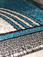26"x40"Sultan Door Mat - TURQUOISE 3008 - FREE SHIPPING!