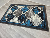 26"x40"Sultan Door Mat - TURQUOISE 3024 - FREE SHIPPING!