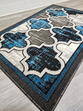 26"x40"Sultan Door Mat - TURQUOISE 3024 - FREE SHIPPING!