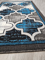26"x40"Sultan Door Mat - TURQUOISE 3024 - FREE SHIPPING!
