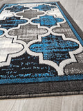 26"x40"Sultan Door Mat - TURQUOISE 3024 - FREE SHIPPING!