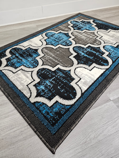 26"x40"Sultan Door Mat - TURQUOISE 3024 - FREE SHIPPING!