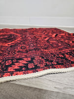 Gloria Washable Doormat Non-slip GLR97- Maroon - FREE SHIPPING