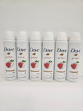 Dove Go Fresh Bodyspray 6pk - Pomegranate FREE SHIPPING!!