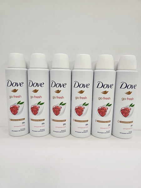 Dove Go Fresh Bodyspray 6pk - Pomegranate FREE SHIPPING!!