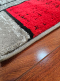 24"x36"Sevilla Door Mat - LIGHT RED 6614a - FREE SHIPPING!