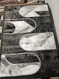 5x8 Urban Area Rug - Grey/Black 15175 - Free Shipping!