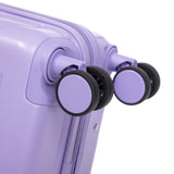 Blue Purple 2PC Luggage ABS Spinner Wheel Set with Combination Lock - 14" & 20" Cosmetic Case (Blue Purple)